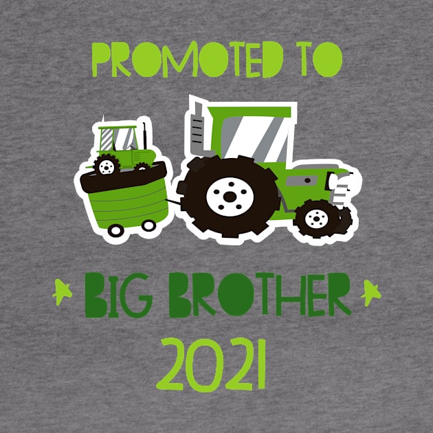 Promoted to Big brother  tractor announcing pregnancy 2021 by alpmedia